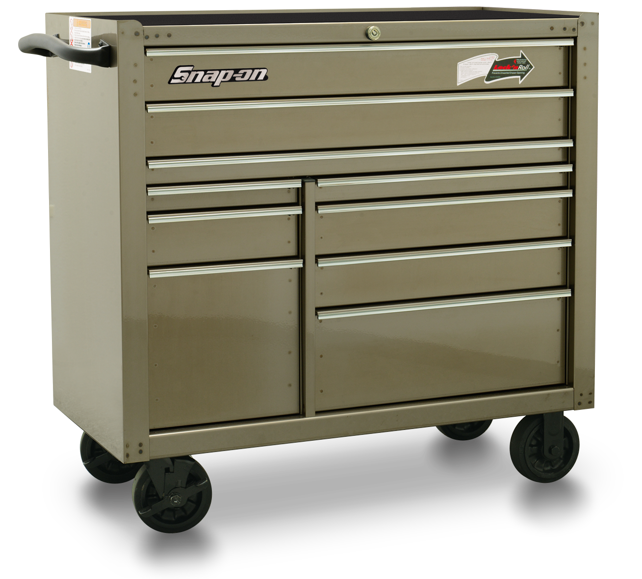 Heritage gereedschapswagen met 10 lades en blanke lak.