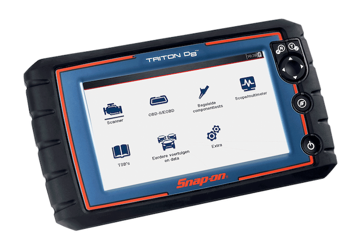 SNAP-ON TRITON-D8 DIAGNOSE-TESTER LAAT ALLEEN ZIEN WAT JE ÉCHT NODIG HEBT