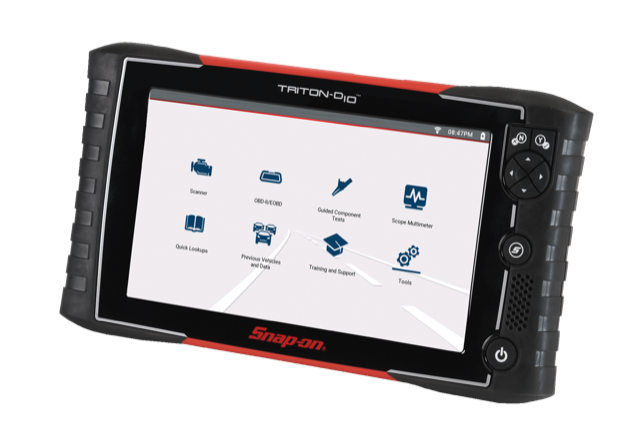 Snap-on introduceert de Triton-D10 diagnosetester-gecombineerde automotive diagnosetester en labscope