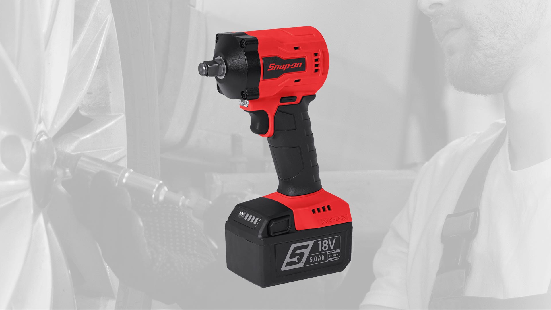 Snap-on CT9035: Krachtige 18V Compacte 1/2″ Slagmoersleutel met MonsterLithium Power