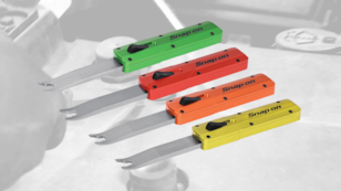 Schadevrij en snel kunststof bekleding-clips verwijderen met de PBFT50R