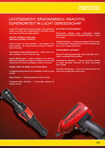 Snap-on Powertools luchtgereedschap