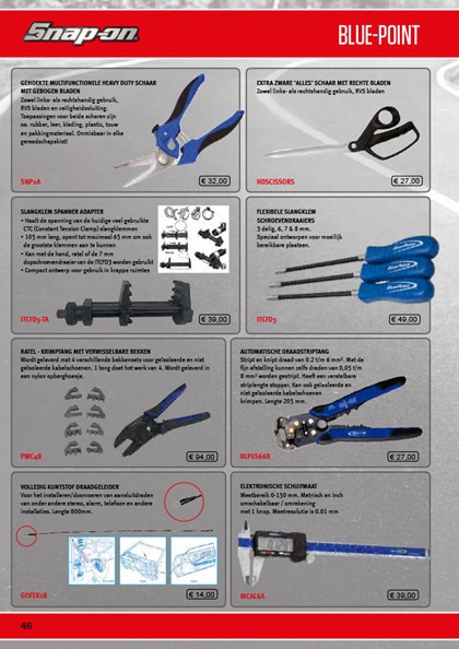 Blue-point hand tools