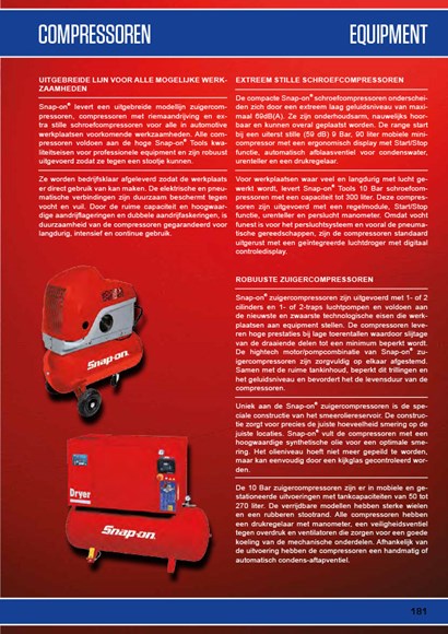 Snap-on Compressoren