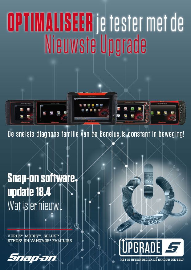 Optimaliseer je Snap-on Tools diagnosetester met software update 18.4