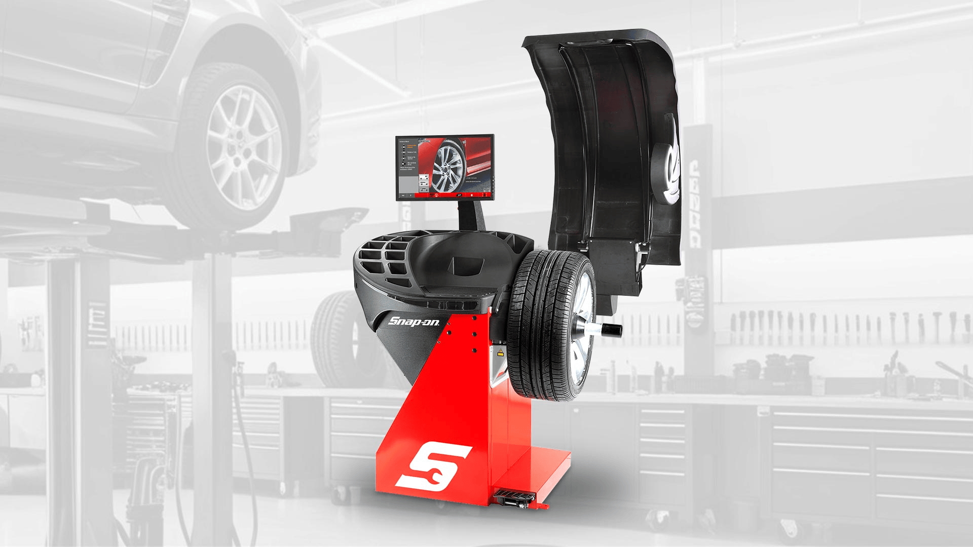 Snap-on diagnostische balanceermachine maakt onbalans zichtbaar