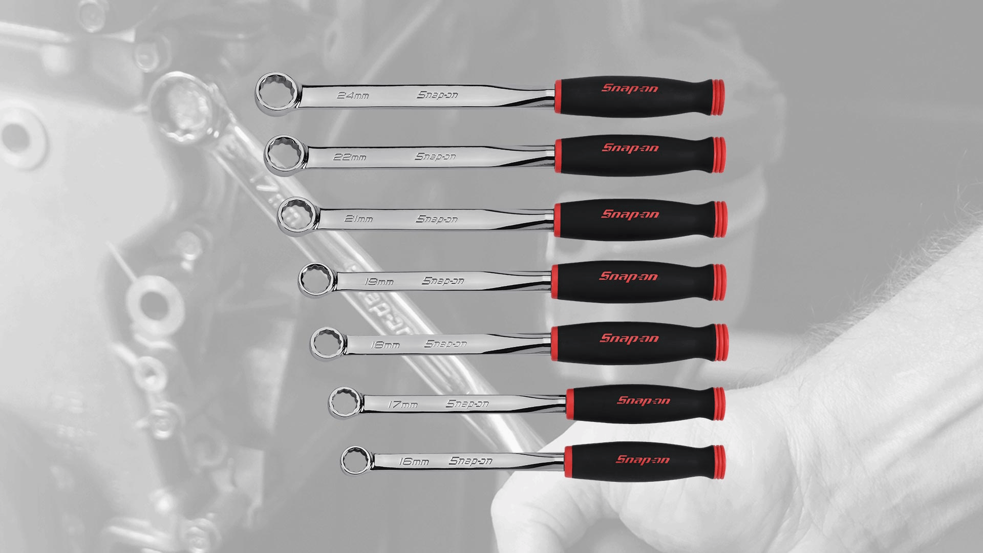 Snap-on Soft Grip Ringsleutelset