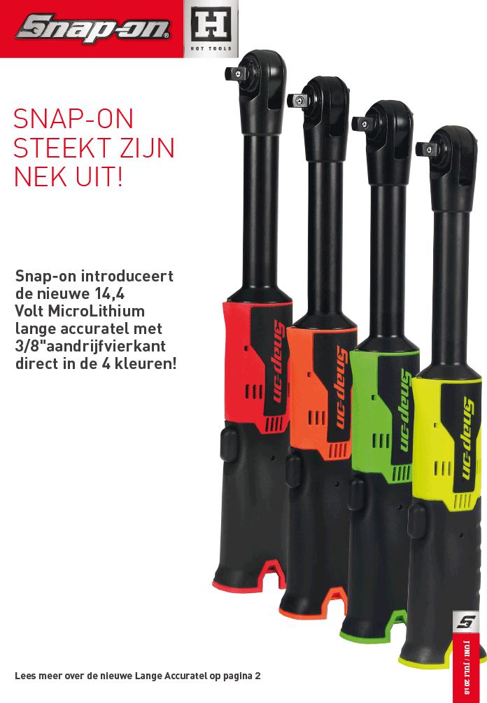 Snap-on Steekt zijn nek uit!